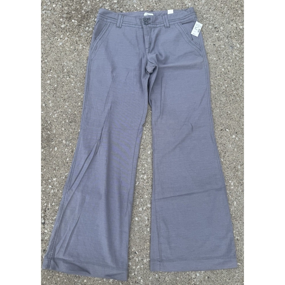 Y2K Maurices Women's Grey Dress Pant Trousers Flare Leg Polished SZ 11/ 12 NWT - Picture 2 of 16